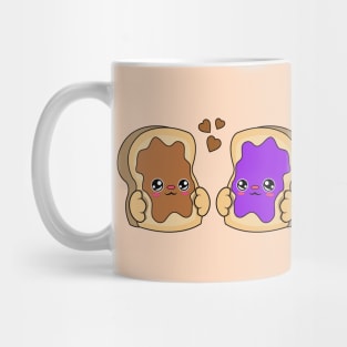 All i need is bread jam and peanut butter, Kawaii bread jam and peanut butter. Mug